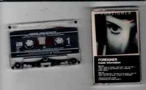 Foreigner, Inside Information Cassette, 1987 Atlantic - Picture 1 of 2