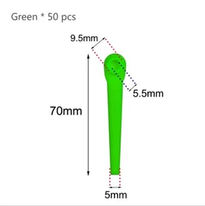 50Pcs Plastic Blades for FLYMO SimpliTrim Li Battery Grass Trimmer Strimmer * - Picture 1 of 12