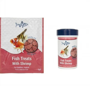 Fish Science Fish Treats With Shrimp Various size fishscience