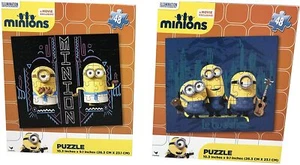 Set of 2 Minions 48 Pieces Puzzles. 10.3 x 9.1 inches - Picture 1 of 1