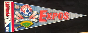 Montreal Expos VINTAGE Major League Baseball volle Größe Erinnerungsstücke Wimpel - Bild 1 von 3