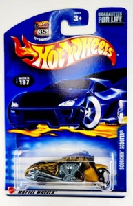 2002 Hot Wheels Collector No #197 SCORCHIN' SCOOTER Gold/Black w/Black MC3 Spoke - Picture 1 of 11
