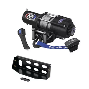 4500 lb KFI Winch Combo Kit (M9) For 2018 John Deere Gator XUV 855M - Picture 1 of 4