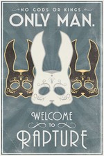 H994 New Bioshock Rapture Video Game Cover Custom Poster Print Art