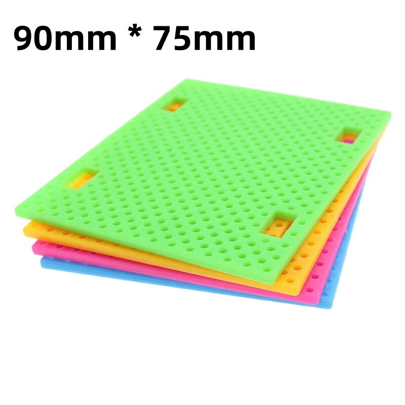 Car Chassis Perforated Plastic Panel Car Frame DIY For Robotic Toy Model Color - Image 1 of 4
