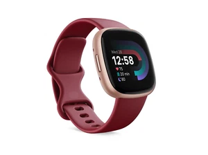 *BRAND NEW* FITBIT Versa 4 Smart Watch - Copper Rose Case & Beet Juice Band - Picture 1 of 6