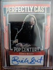 BONNIE WRIGHT 2023 LEAF Pop Century Metal AUTO Autograph 2/7 Card 