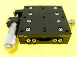 SF Tech SEMX60-AS Linear X Achse manueller Mikrometertisch, 60x60mm, 6,5mm Hub - Bild 1 von 5