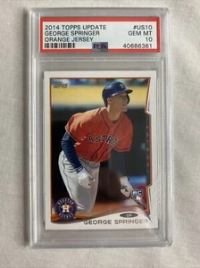 2014 Topps Update George Springer #US10 RC PSA 10 Gem Mint - Picture 1 of 2
