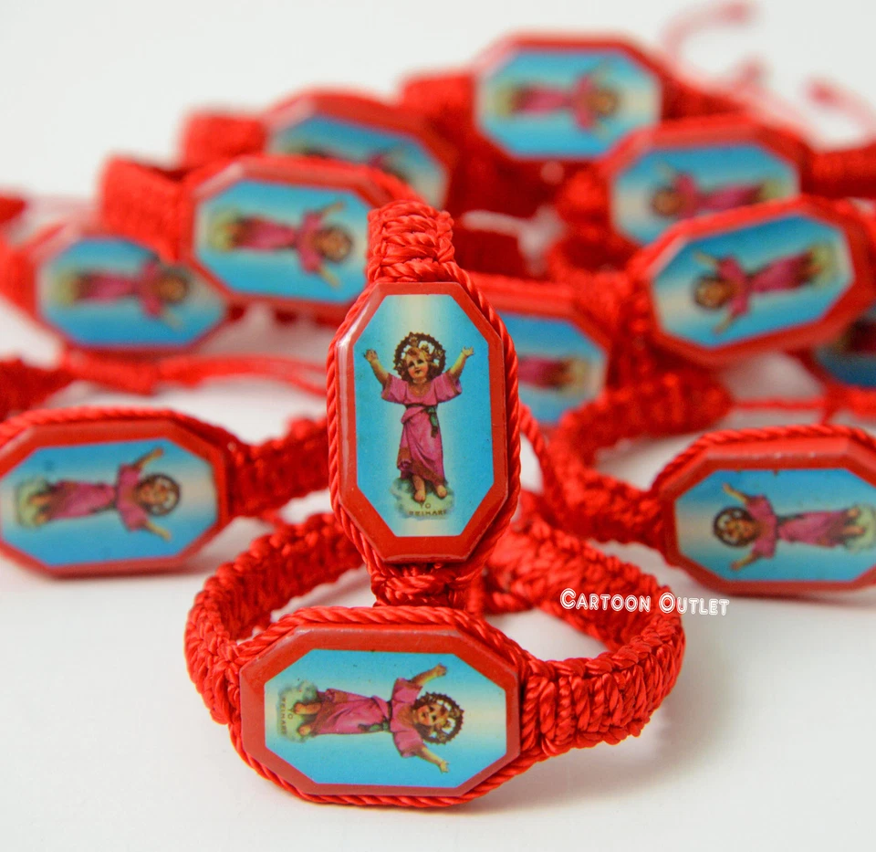 Pulsera 12 Favores Divino Niño Jesús Recuerdos Nino Divino De Jesús Pulseras Nueva Foto 1 de 4