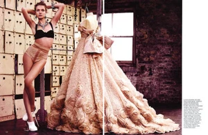 2009 Mario Testino Natalia Vodianova magazine editorial State of Grace - Picture 1 of 6