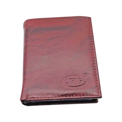 RSINC Cartera Mini Bifold De Cuero Hecha A Mano Slim Y Delgada | Marrón - Imagen 1 de 4