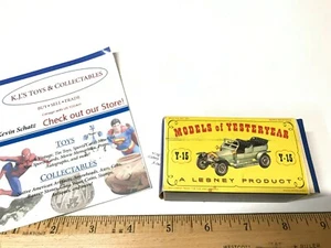 Vintage Lesney Models Of Yesteryear Rolls Royce "Silver Ghost" Y-15 Die Cast Car - Picture 1 of 8