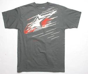 Alpinestars Vast Classic Tee (M) Charcoal - Picture 1 of 1