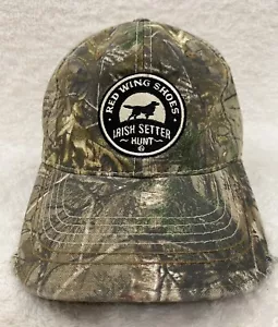 Red Wing Shoes Ball Cap Irish Setter Brand Realtree Camo Hunting Cap Adjustable - Picture 1 of 8