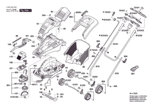 Bosch ROTAK 34 (ERGOFLEX) Ersatzteile | 3600H82000 | Rasenmäher 230 V | Ersatzte - Bild 1 von 1
