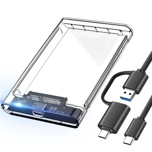 ELUTENG 2.5 SSD Enclosure 5Gbps Hard Drive Case Tool Free SATA to USB 3.1 Sol... - Picture 1 of 7