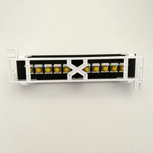 ST Optical Fiber Patch 10Port with Inline Keystone Pass-Thru Coupler Patch Panel - Bild 1 von 8
