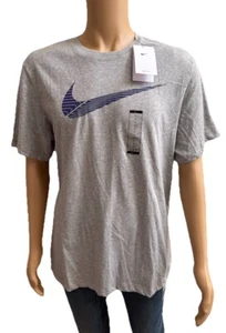 Nike Dri-fit Training Athletic T-Shirt Short Sleeve Gray Large L Men’s - Picture 1 of 3
