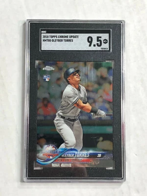 GLEYBER TORRES 2018 Topps Chrome Update ASG RC! SGC MINT+ 9.5! #HMT80! YANKEES! - Image 1 of 3