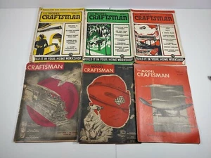 Vintage 1930s 1940s The Model Craftsman Magazine Lot Of 6 - Picture 1 of 10