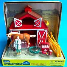 Breyer Stablemate Pocket Barn with Palomino Appaloosa & Vet Set - New / VGC