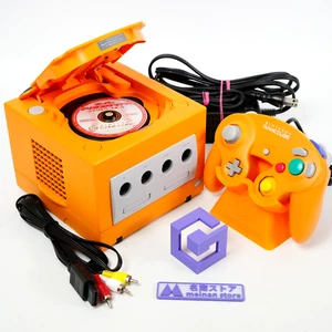 Nintendo GameCube Spice Orange Console NTSC U-C/J Region Switch Mod From JAPAN - Picture 1 of 22
