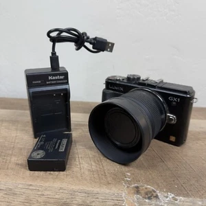 Panasonic LUMIX DMC-GX1 16.0MP Digitalkamera mit 19mm Objektiv, Akku, Ladegerät - Bild 1 von 6