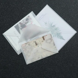 10PCS European Style Translucent Envelope 10pcs/Set Giftbox Envelope - Picture 1 of 7