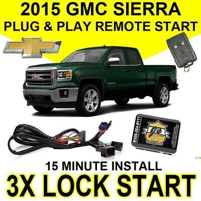 GMC SIERRA 2015 sistema de arranque remoto plug & play instalación simple Chevy GM 1500 GM7 Foto 1 de 2