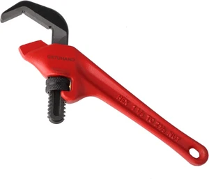 Llave de desplazamiento hexagonal de 9-1/2 pulgadas, llave de tubo hexagonal modelo E-110, capacidad de 1-1/8" - 2 5/8" - Imagen 1 de 7