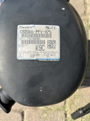 COMPRESOR COPELAND SCROLL modelo CR20K6-PFV-875 año 2011-220v pH único Foto 1 de 3