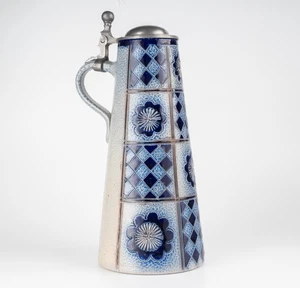 GERZ Limited Edition 1993 Westerwald Beer Stein No. 2264 Salt Glazed Stoneware - Bild 1 von 14