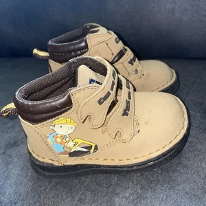 BOB THE BUILDER Buster Brown Hiking Boots Size Infant Toddler 5 ~ FREE SHIPPING! - Picture 1 of 6