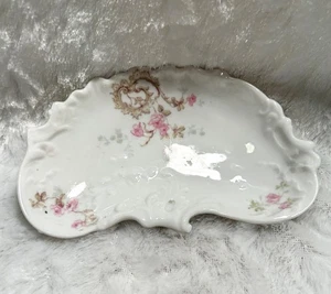 Vintage Theodore Havilani Limoges France Porzellan Blumen Tablett Schale Schmucktablett - Bild 1 von 4