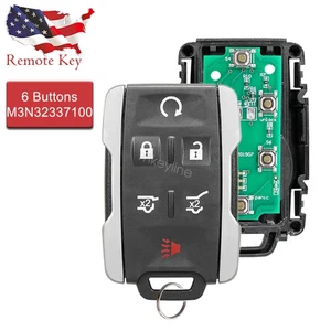For 2015 2016 2017 2018 2019 2020 Chevrolet Suburban Remote Key Fob 6Btn - Picture 1 of 5