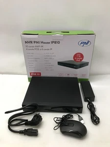 PNI House IP810 avec 10 canaux 4K 8MP, 4 canaux POE - Photo 1/7
