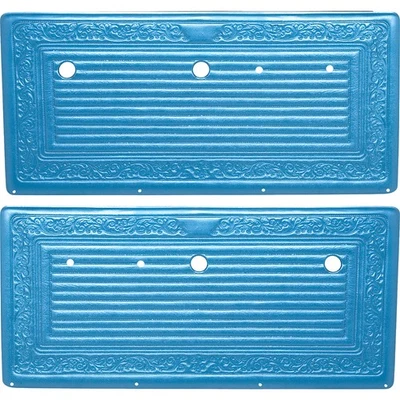 Chevrolet GMC Truck Blazer Suburban 1969; paneles de puertas de plástico ABS; azul Foto 1 de 3