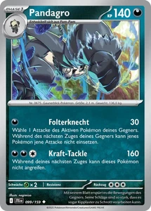 Pokemon Paradoxrift TCG Karte Pandagro 099/159 - Reisegefährten - Picture 1 of 1