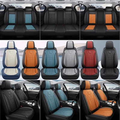Juego completo de funda de asiento de cuero PU para BMW X4 X5 X6 G06 F96 F86 F16 E72 E71 5 asientos Foto 1 de 4