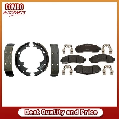 Juego de pastillas de freno de disco delanteras traseras zapata de freno de tambor para Ford Ranger 2003-2009 Foto 1 de 4