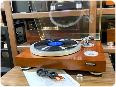 Reproductor de discos MICRO SEIKI DD-8 con cubierta antipolvo alfombrilla de goma probada Japón GS03 18.0 Foto 1 de 4