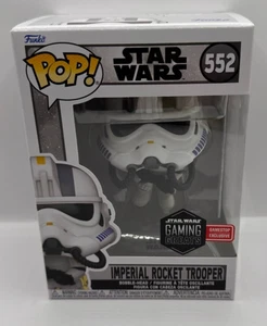 Funko Pop Star Wars #552 Imperial Rocket Trooper Gaming Greats Gamestop - Picture 1 of 2