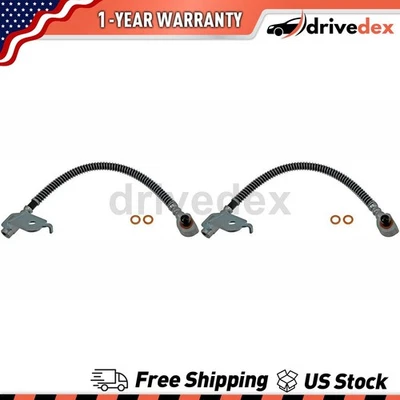 Pair Dorman - First Stop Brake Line Hose Fits 1998 1999 Ford Crown Victoria - Image 1 of 4