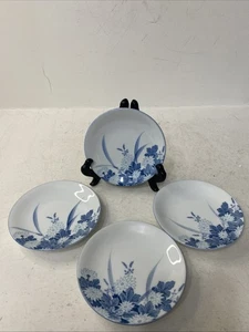 Japanese plates set 4 ( two different drawings ) - Picture 1 of 8