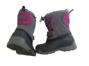 Sporto Boots Little/girls Size Small ( 5-6 ) Purple/grey - Picture 1 of 1