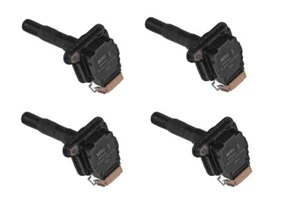 Set of 4 Ignition Coil With Spark Plug Connector for Audi A4 A4 Quattro - Bild 1 von 1