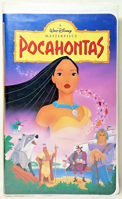 Pocahontas Walt Disney Masterpiece Co. 1996 VHS Tape w. Original Booklet/Inserts - Image 1 of 4