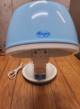 Lady Dazey Aqua Blue Desk Top Portable Hooded Hair Dryer HD61 Works & Clean