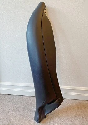 1998 1999 2000 SVT Ford Contour Midnight-Blue Leather Right Rear Seat Back Trim - Image 1 of 4